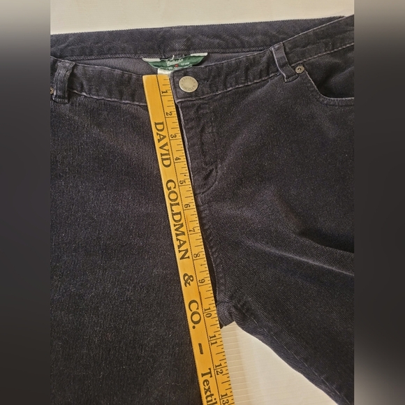 Woolrich 1215 Black Corduroy Straight Leg Pants sz 12 - Picture 8 of 10